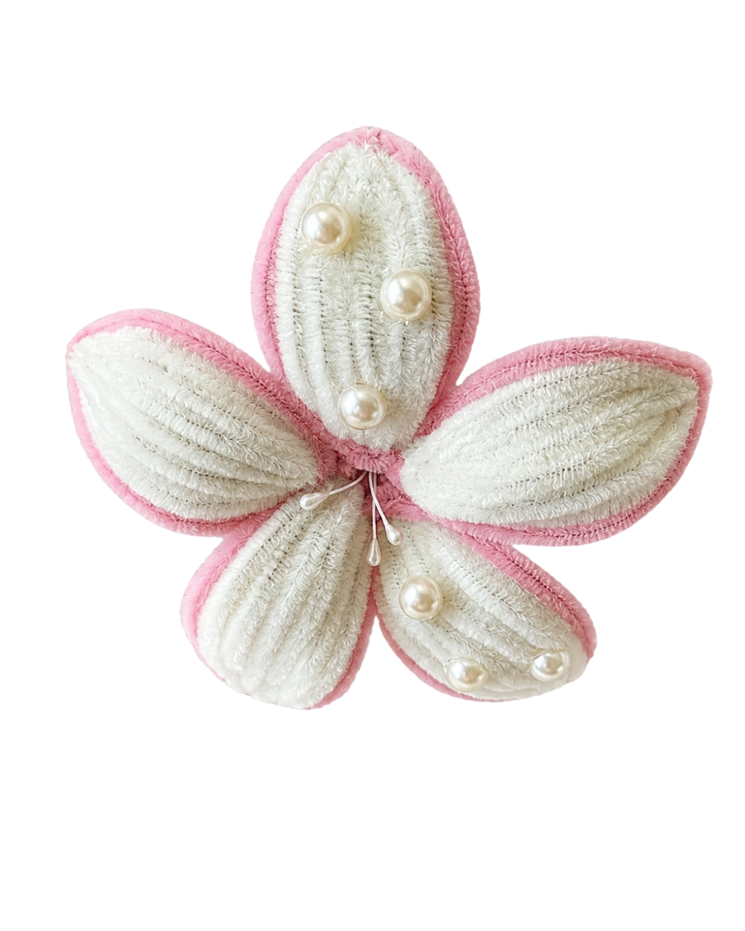 Pembe Lilyum Şönil Anahtarlık